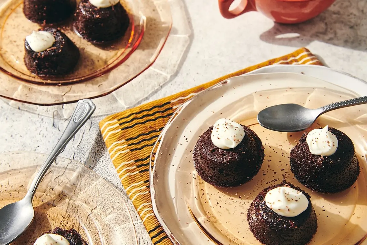 Molten Chocolate Mini Cakes Recipe