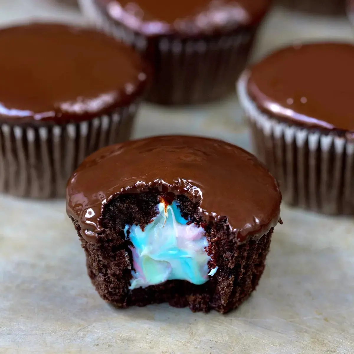Rainbow Cupcakes