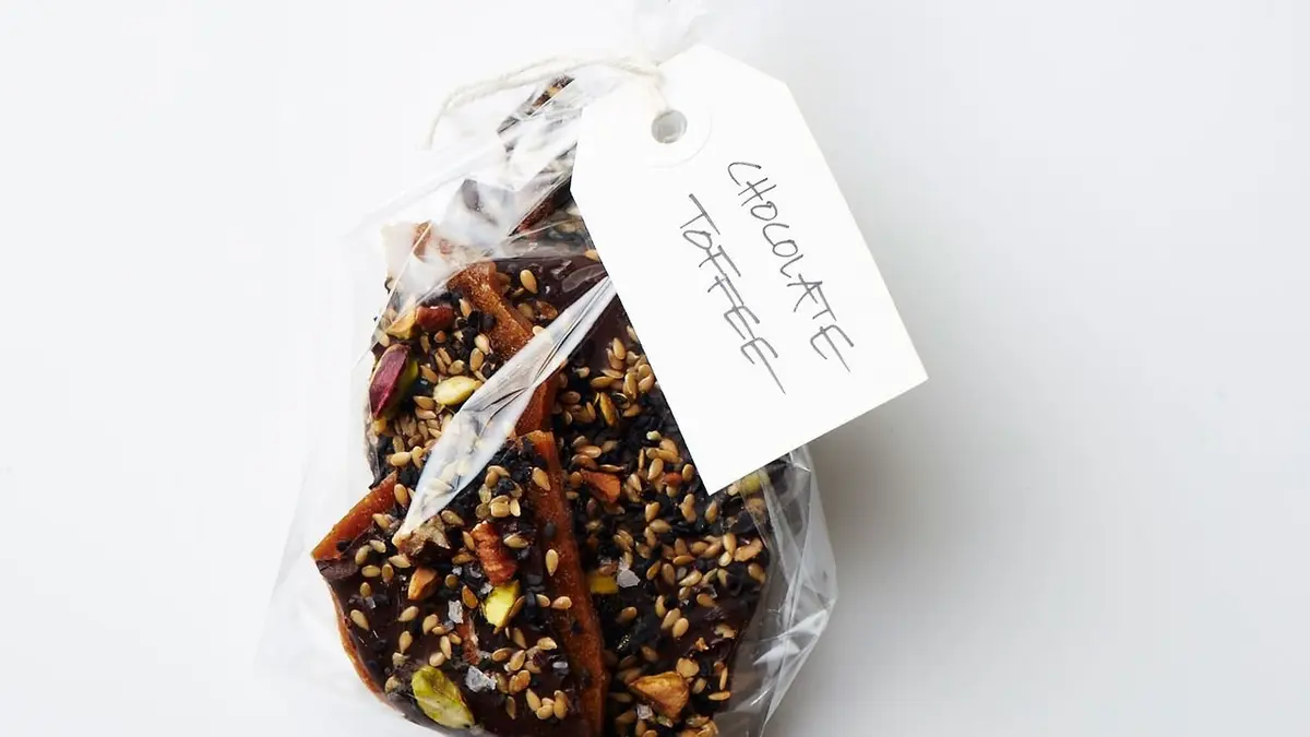 Nutty Chocolate Toffee Bark