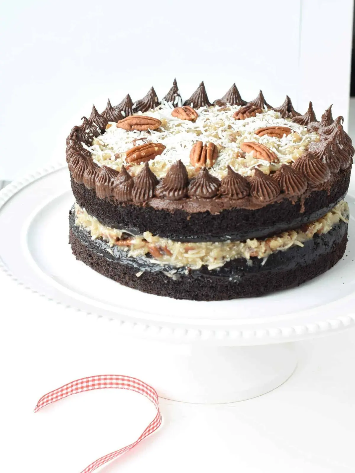 Vegan German Chocolate Cake