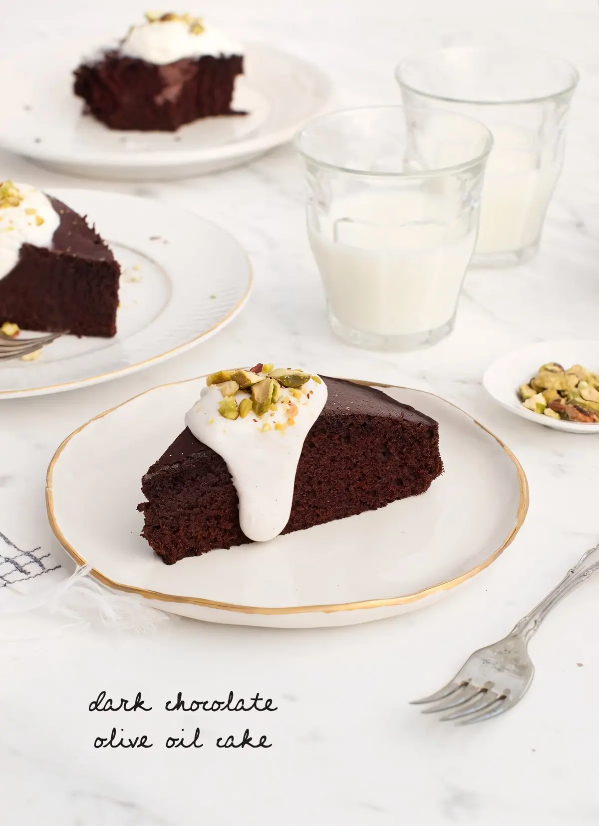 Dark Chocolate Olive Oil Cake Recipe