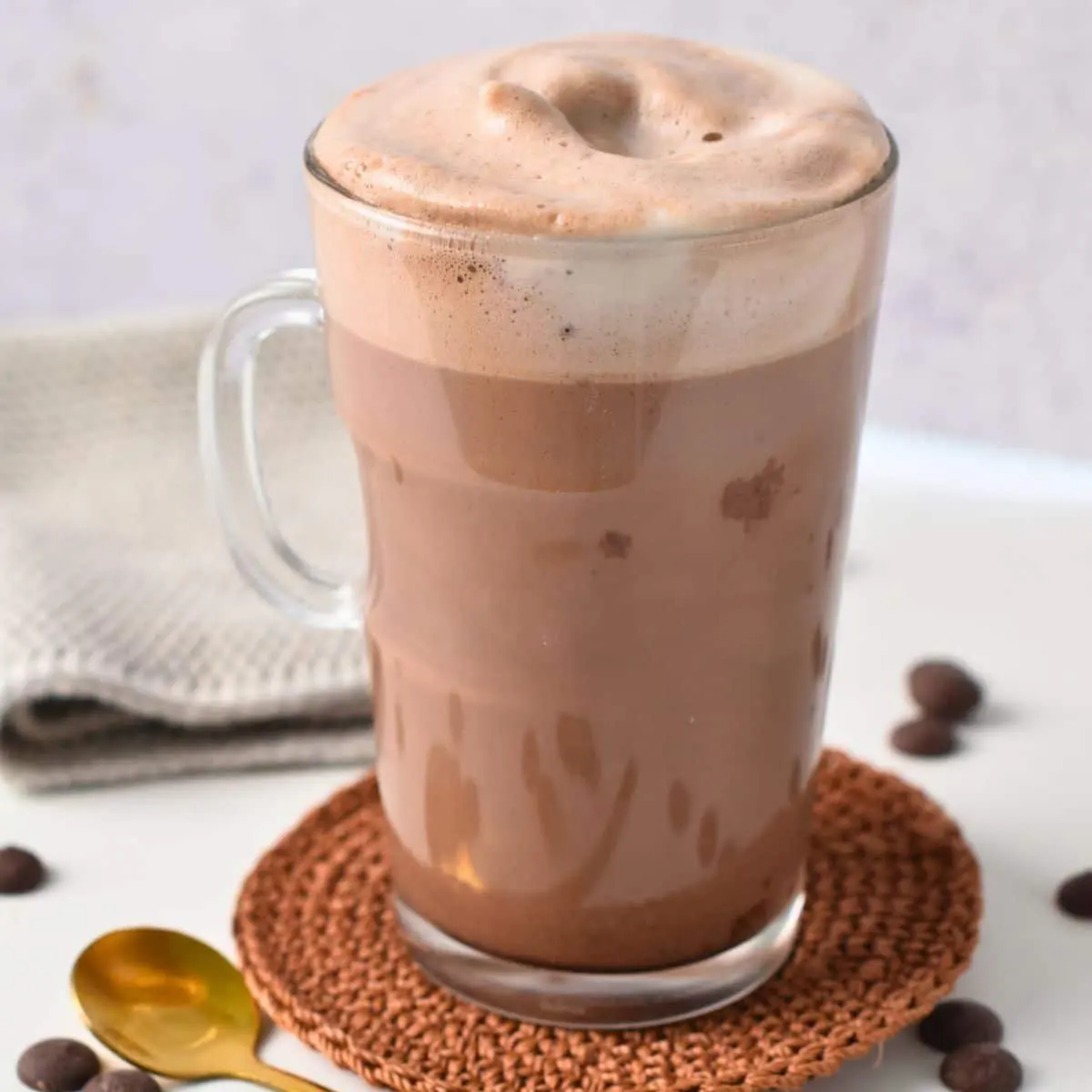 Protein Hot Chocolate with Protein Powder (4 Ingredients)