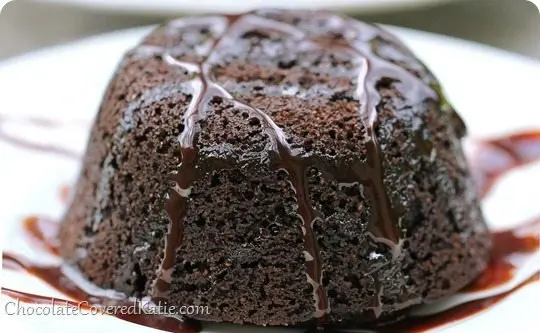 Healthy Chocolate Lava Cake In A Mug