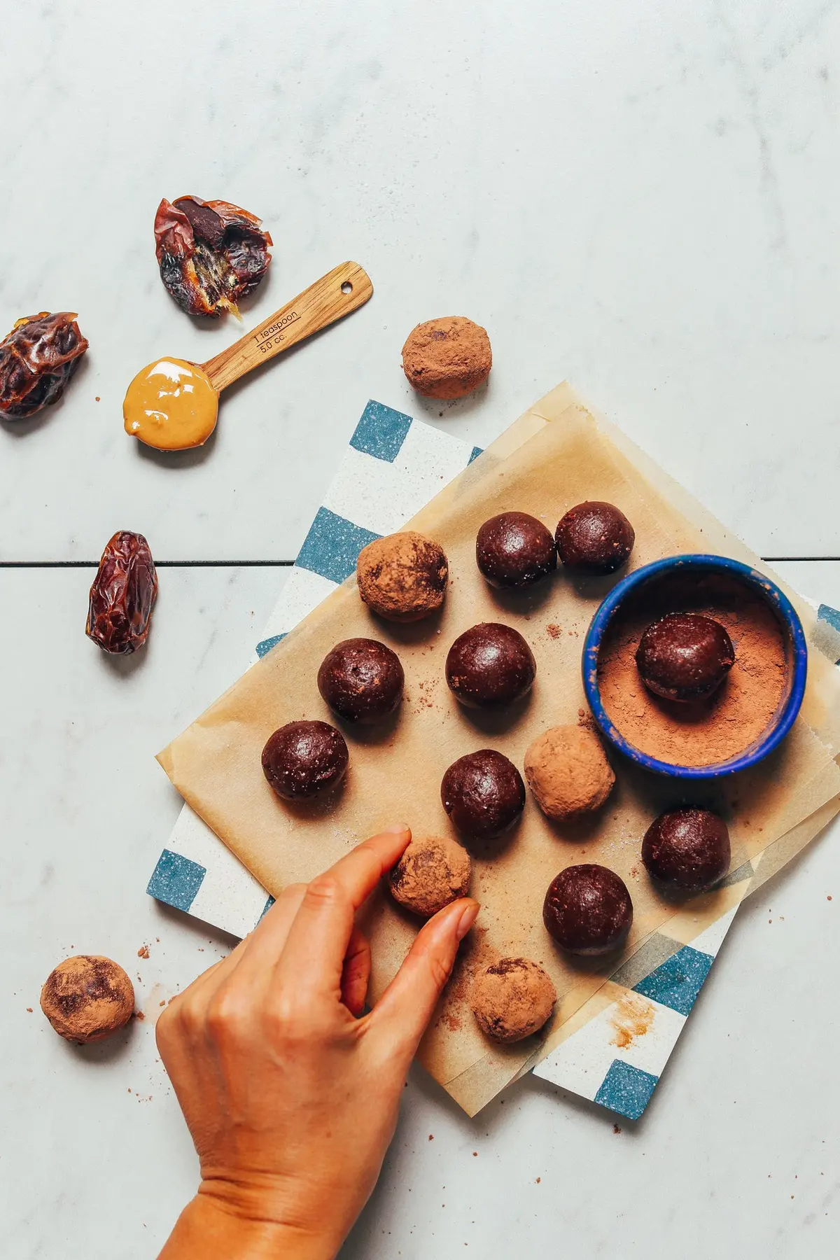 10-Minute Chocolate Truffles (Date-Sweetened)