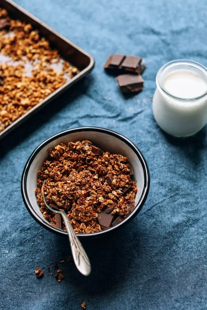 Chocolate Granola With Sea Salt