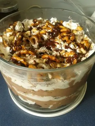 Mocha Mousse Brownie Trifle Recipe