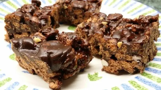 Chocolate Pudding Cereal Squares recipe