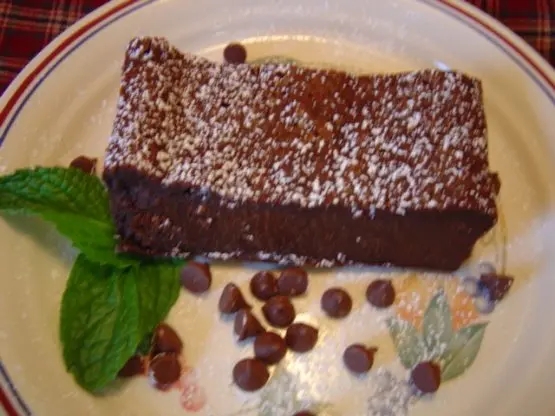 Sinfully Rich Almost Flourless Chocolate Cake Recipe - Baking.Food.com