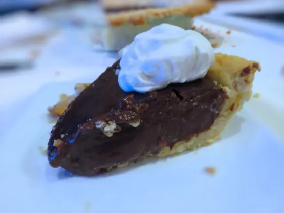 Dark Chocolate Cream Pie recipe
