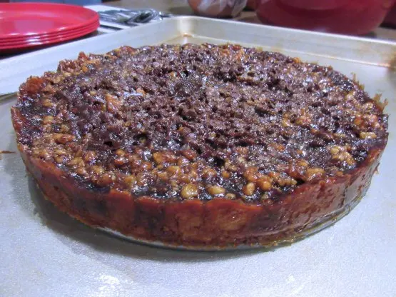 Chocolate Kahlua Walnut Tart recipe