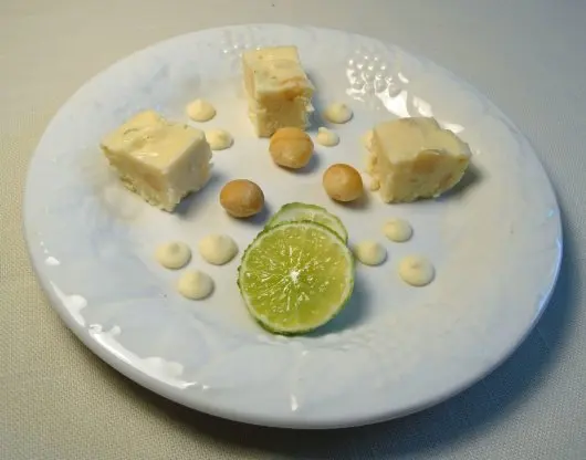 Lime and Macadamia Fudge