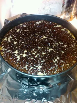Chocolate Chip Cheesecake With Oreo Cookie Crust