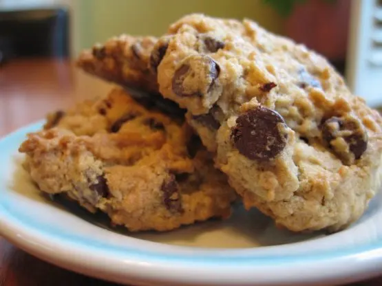 Chocolate Chip Oatmeal Cookies Vegan or Not