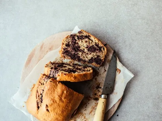 Marbled Chocolate Banana Bread (Vegan) Recipe