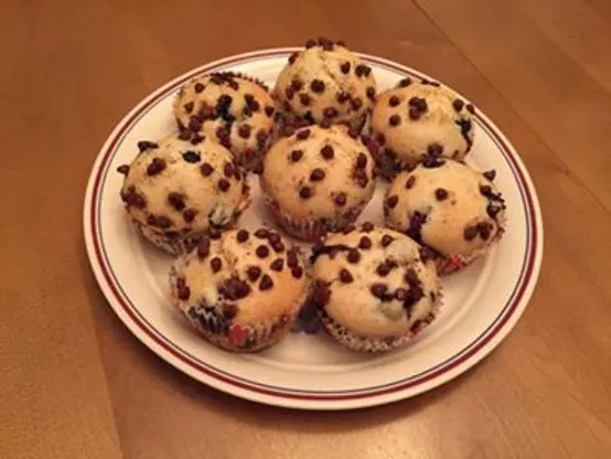 Vegan Blueberry Chocolate Chip Muffins Recipe