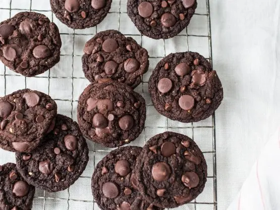 Chewy Vegan Chocolate Chocolate Chip Cookies Recipe