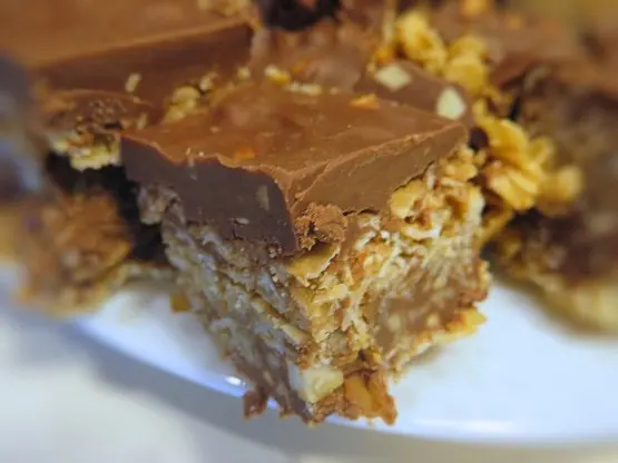 No-Bake Chocolate Oat Bars Recipe