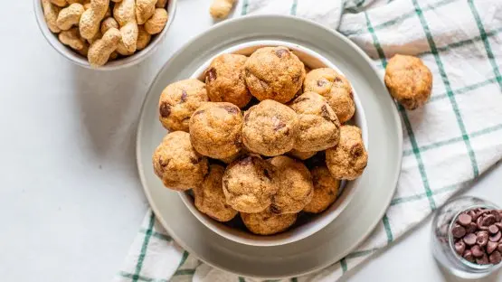 Chocolate Chip Peanut Butter Ball Cookies Recipe