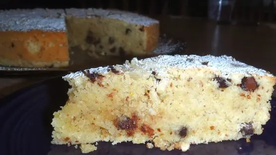 Almond Torta With Chocolate Chips Recipe