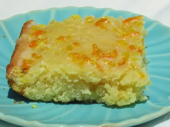 Orange Yummy Brownies Recipe
