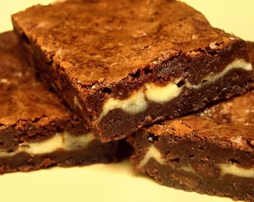 Double Fudge Cream Cheese Brownies Recipe