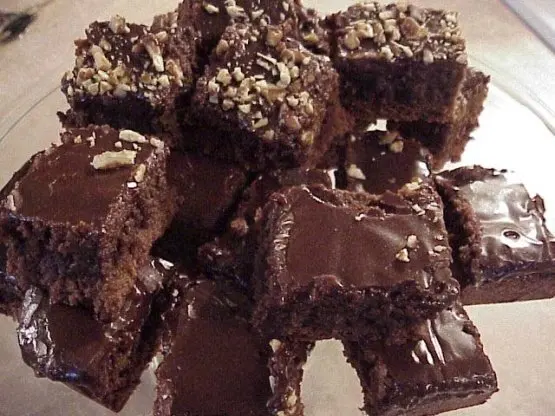 Fudge Frosted Brownies Recipe