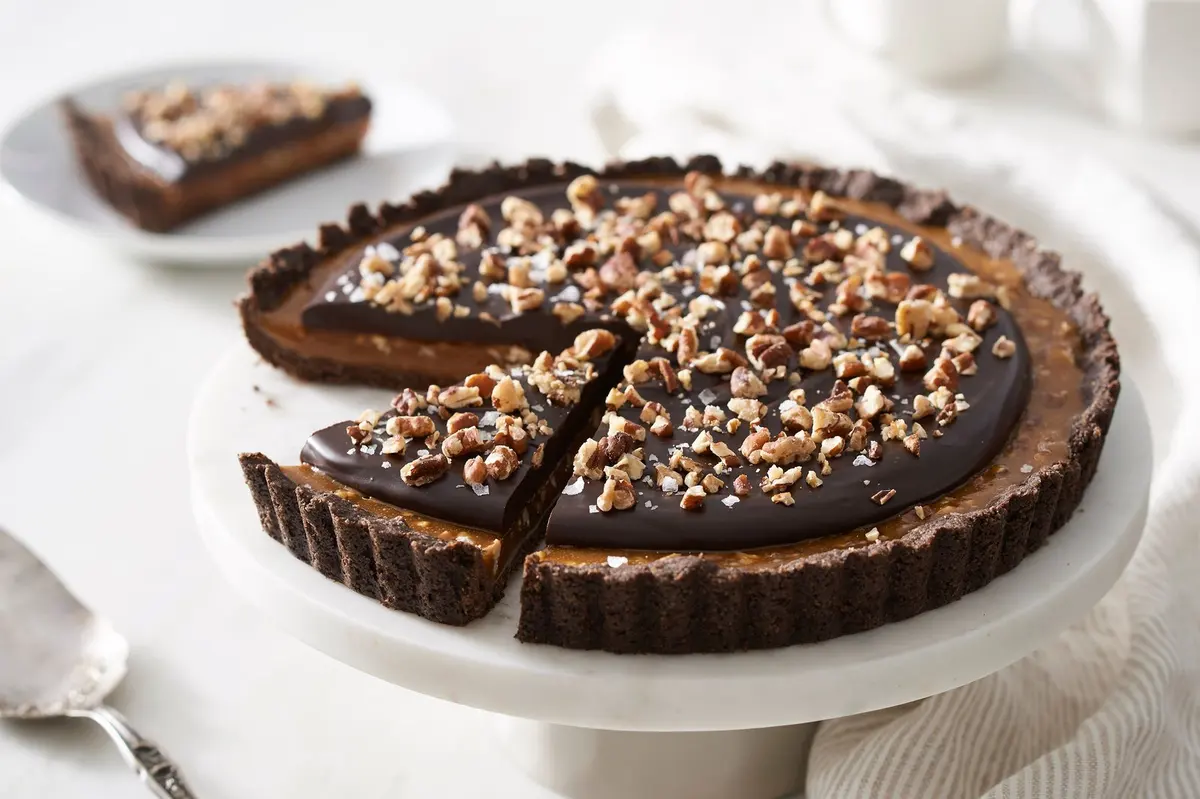 Salted Caramel and Chocolate Tart Recipe