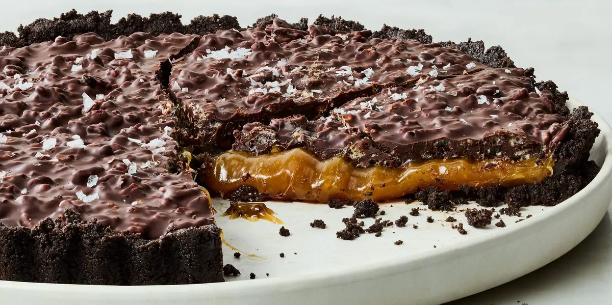 Our Caramel Crunch Tart Is A No-Bake Delicacy