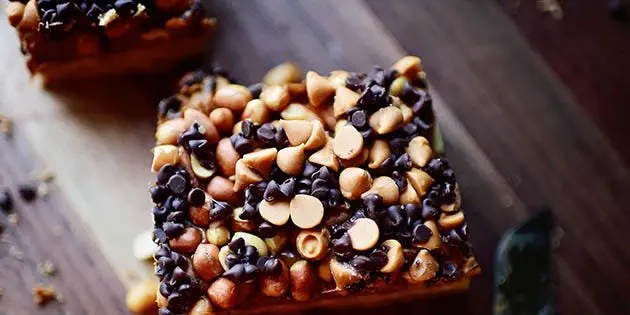 Chocolate Butterscotch Caramel Bars