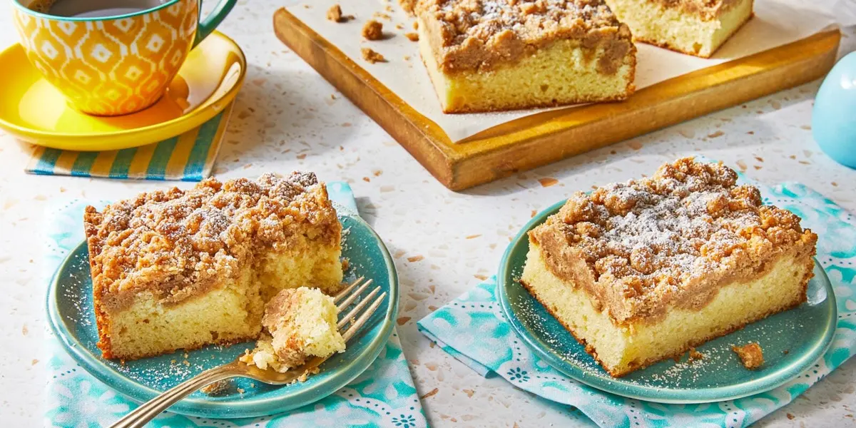 This Crumb Cake Is Piled High With Buttery Streusel