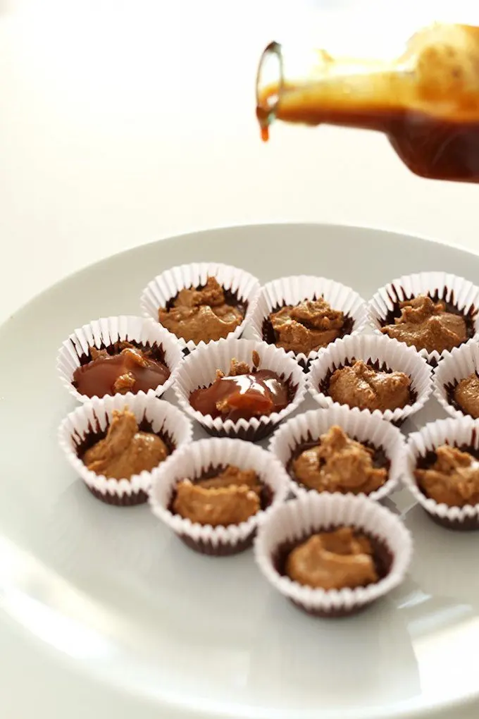 Caramel Almond Butter Cups