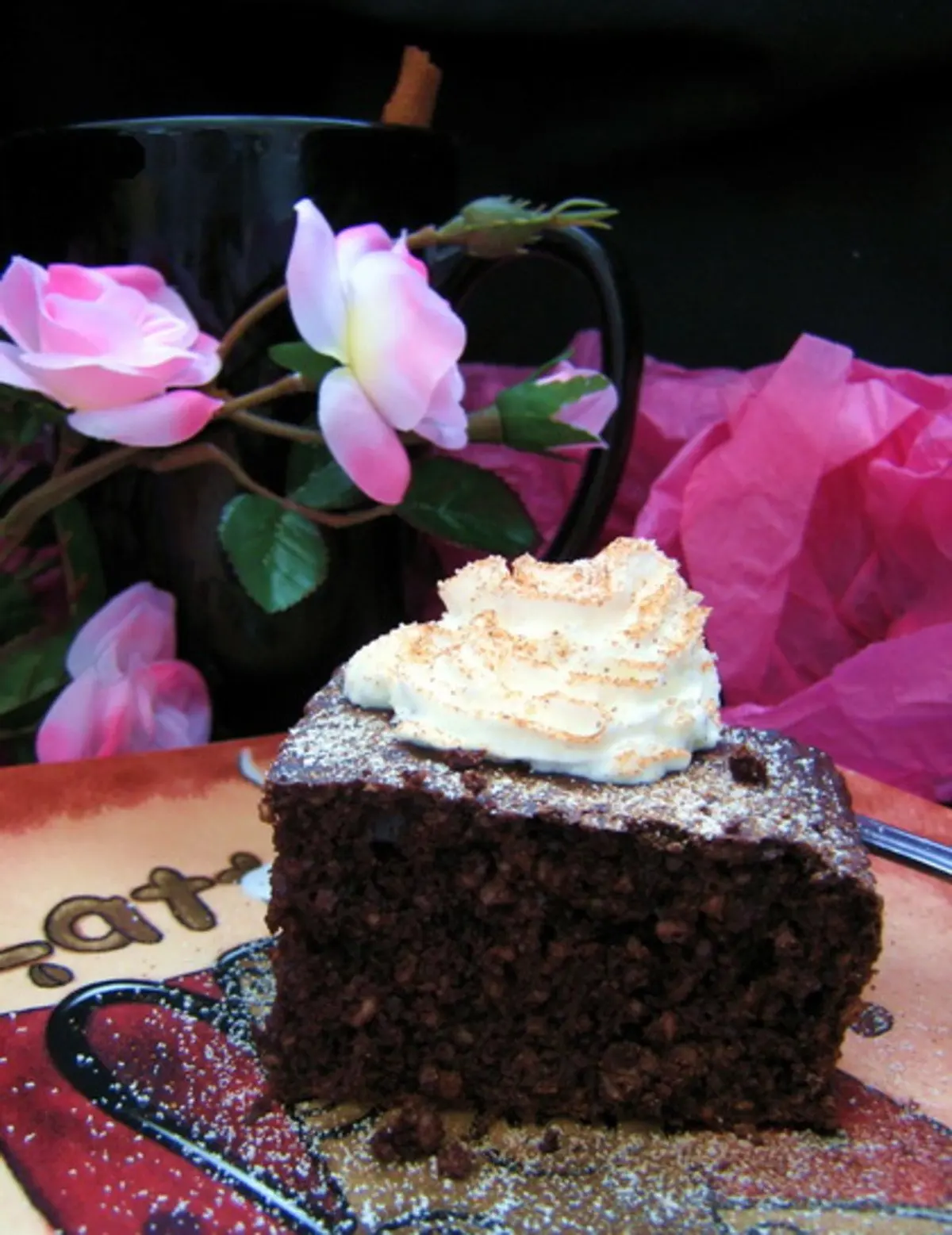 Chocolate Oat Bran Cake (Diabetic)