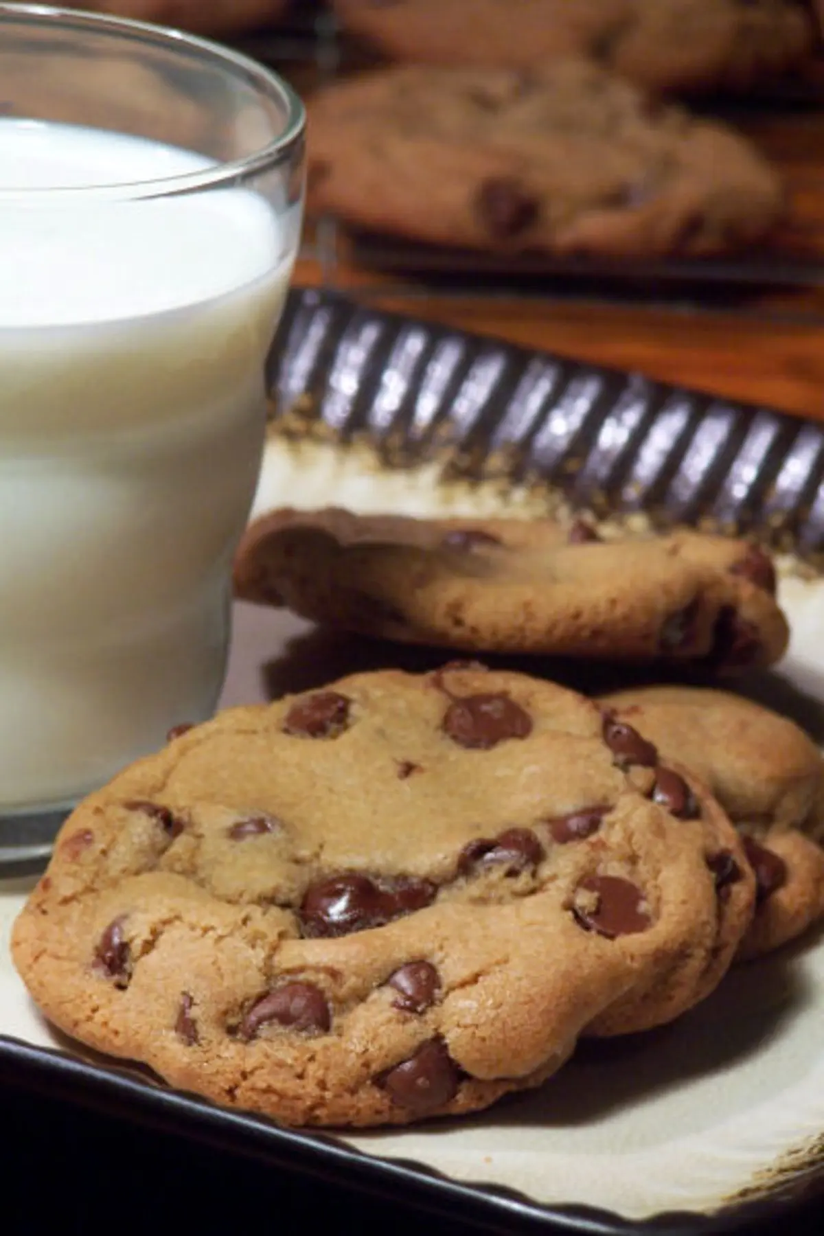 Big Soft and Chewy Chocolate Chip Cookies