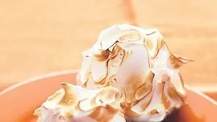 Strawberry and Chocolate Baked Alaska