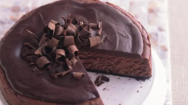 Deep Dark Chocolate Cheesecake