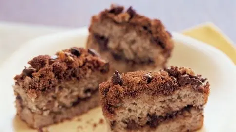 Banana Coffee Cake with Chocolate Chip Streusel Recipe