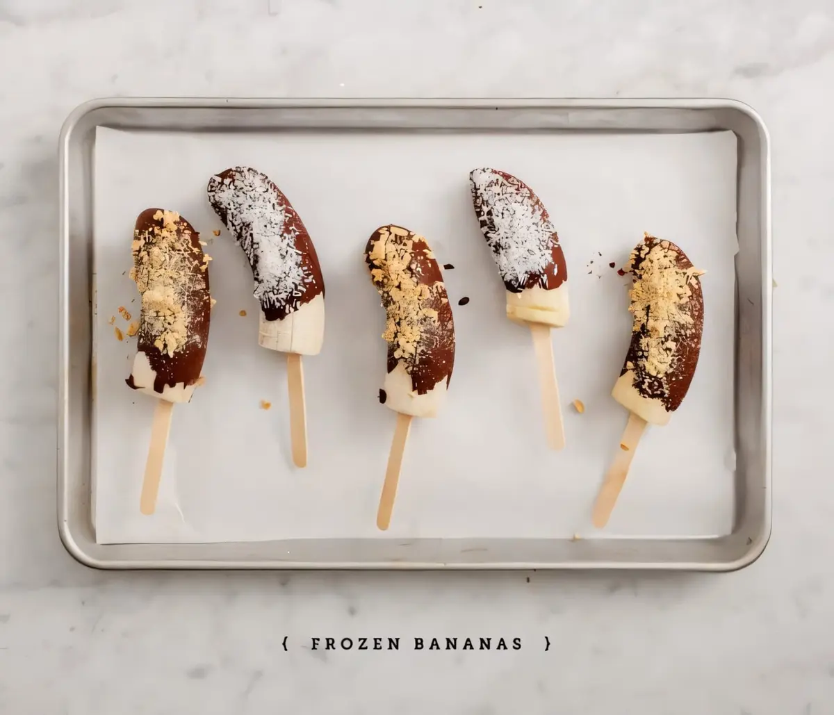Frozen Chocolate Bananas Recipe