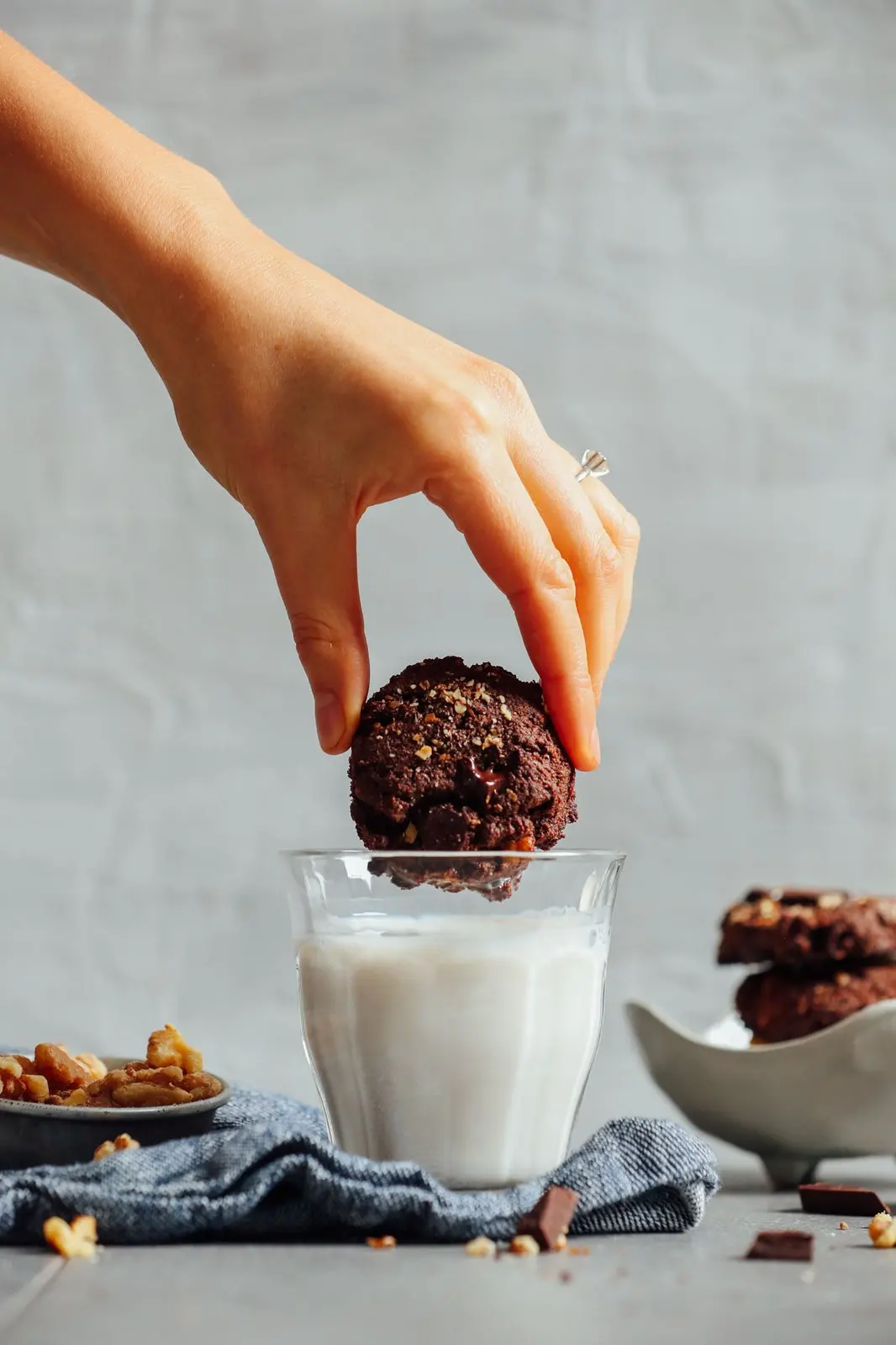Fudgy Vegan Brownie Cookies